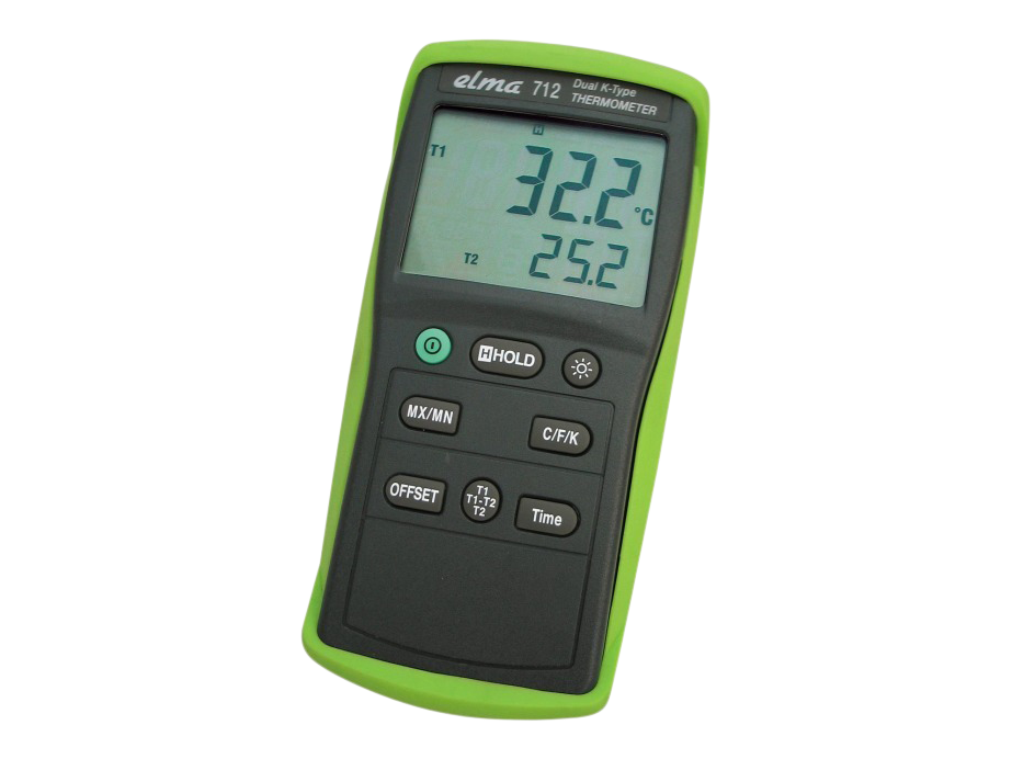 ELMA-712 2-kanals digitalt differenstermometer