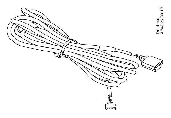 Danfoss 6 m kabel til EKA Display