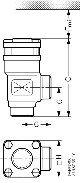 Danfoss Kontraventil, CHV-X 20