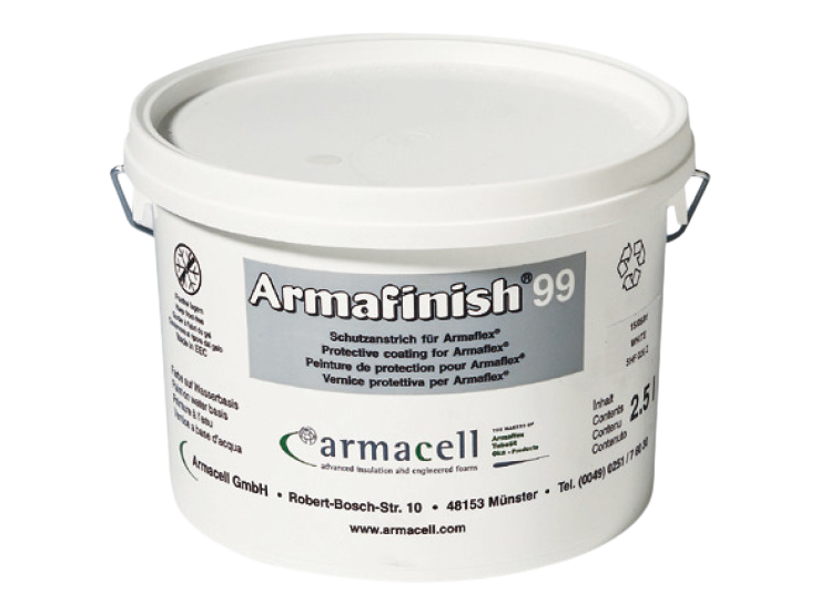 Armacell Armafinish 99 maling 2,5 l, hvid