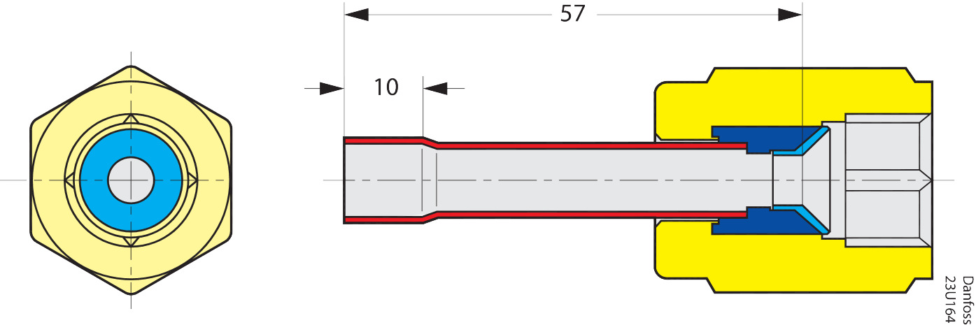 Danfoss Adapter, FSA 44