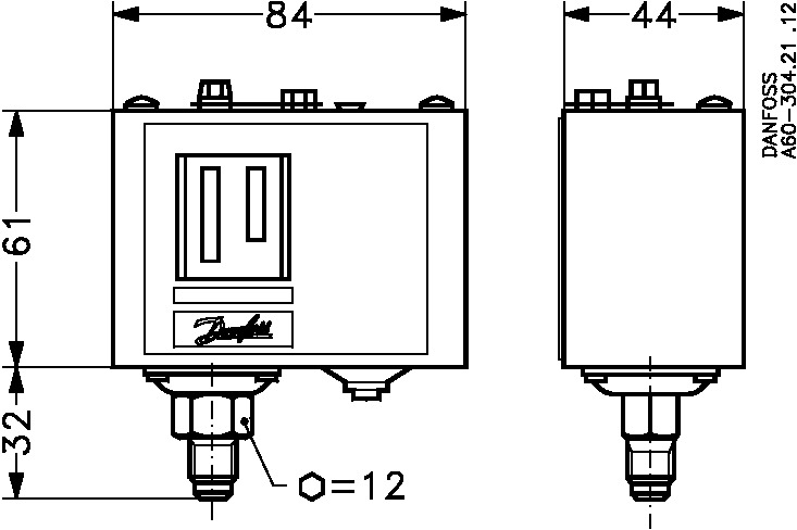 Danfoss KP 1 Pressostat