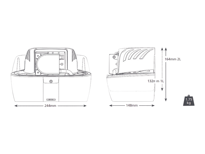 Aspen Hi-Lift kondensvandspumpe m. tank 2,0L