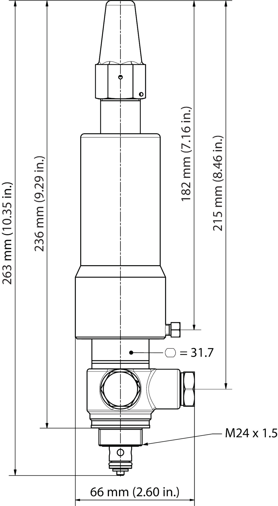 Danfoss CVC Pilotventil 52 bar