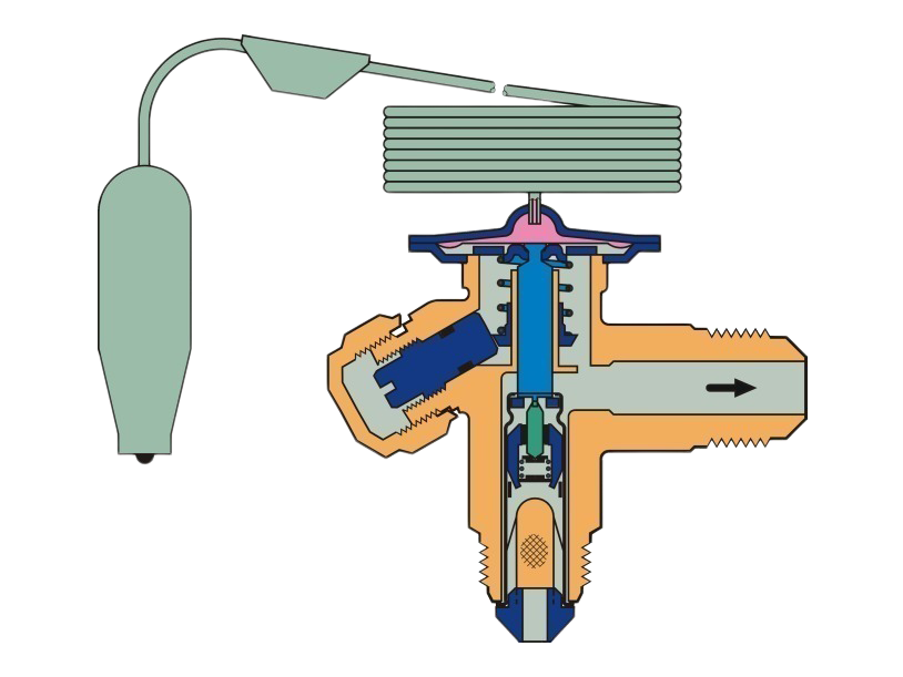 Danfoss Termostatisk ekspansionsventil, T 2, R134a/R513A