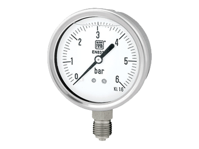 HNC Group Manometer 0-25b, Ø160, 1/2" RGV