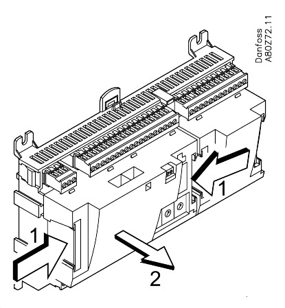 Danfoss I/Q modul, AK-OB 110, Analog output (AK2-OB 003A)