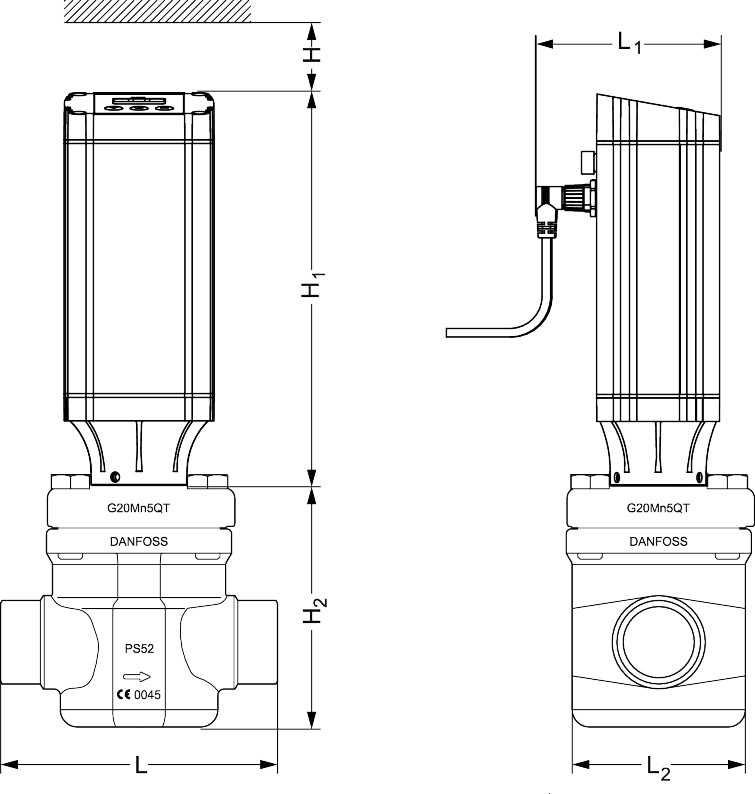 Danfoss Motorstyret ventil, ICM 65-B