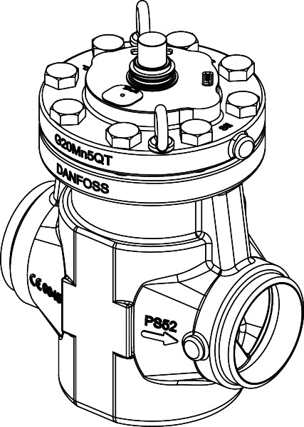 Danfoss Motorstyret ventil, ICM 100