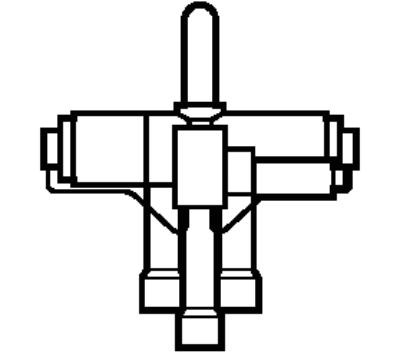 Danfoss 4-vejs reverserende ventil, STF-0301G