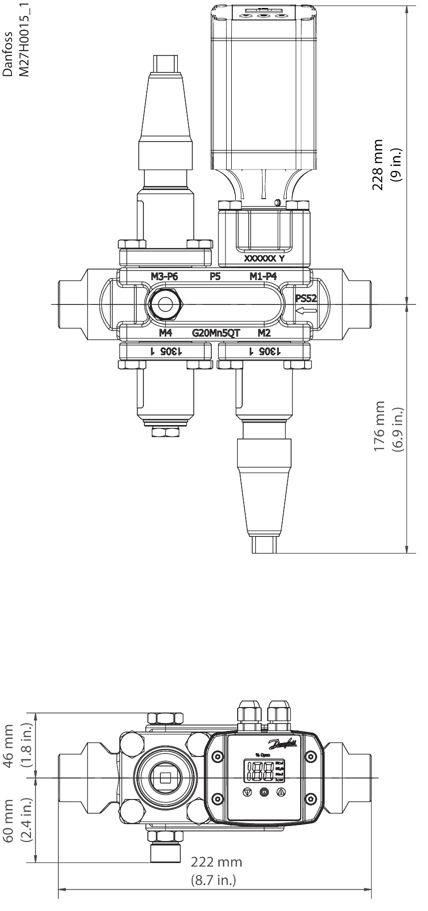 Danfoss Ventilstation, ICF 20-4-10RA