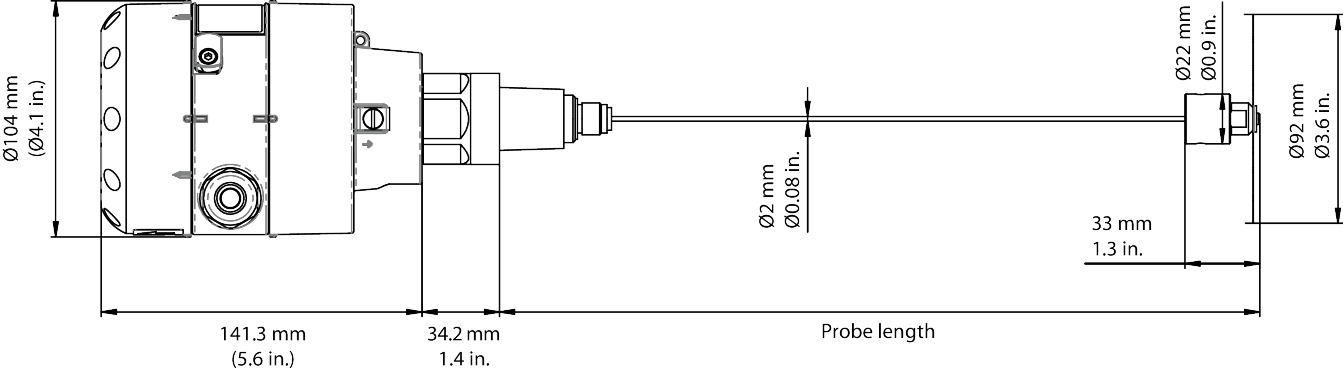 Danfoss Væskeniveauføler, AKS 4100