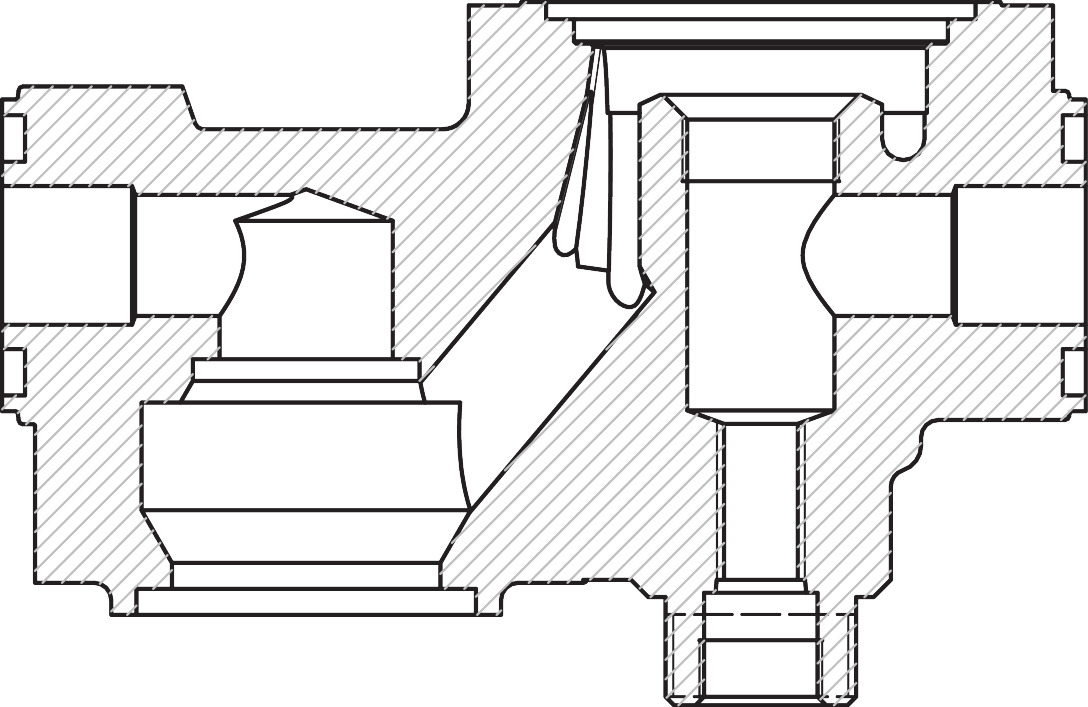 Danfoss Ventilstation, ICF 15 EVRAT