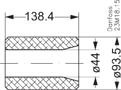 Danfoss Filterindsats 48-DC