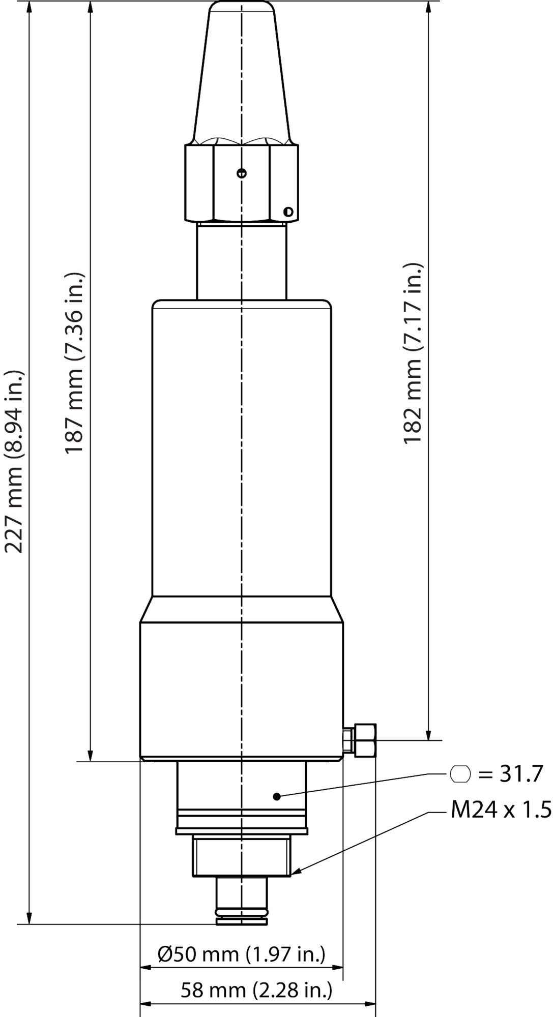 Danfoss CVP Pilotventil 25 til 52 bar