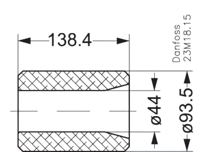 Danfoss Filterindsats 48-DN/DC