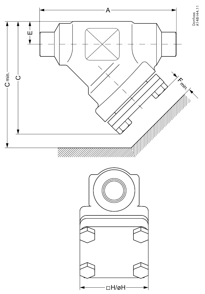 Danfoss Filterhus, FIA 20