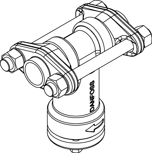 DAnfoss Ikke-svejst filter, FA 15