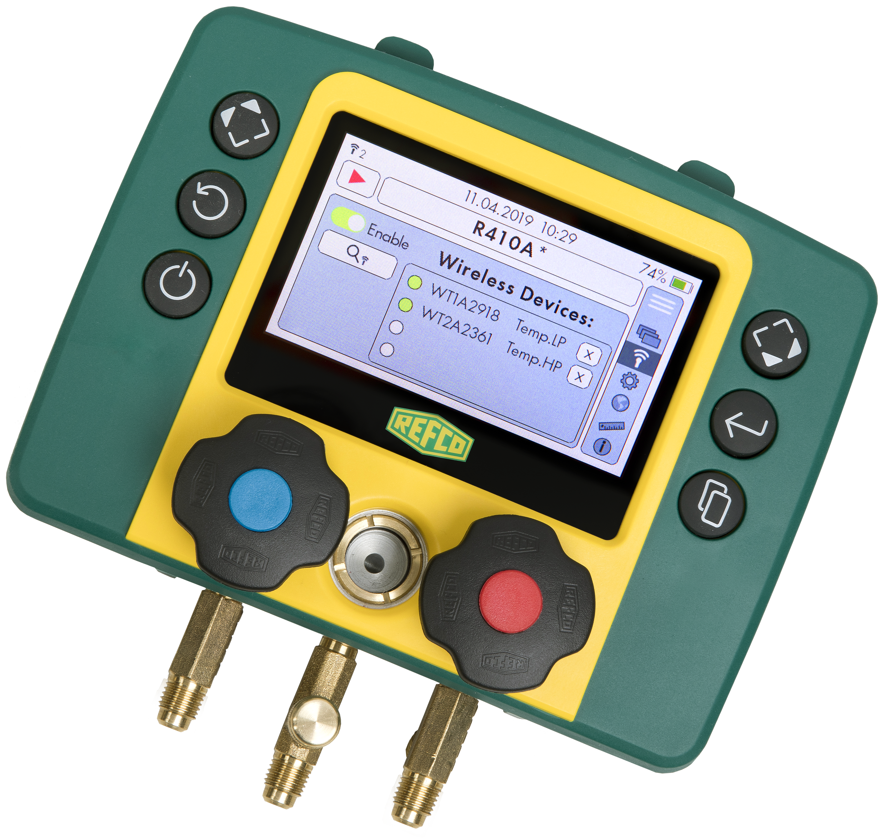 Refco 2-vejs digital manifold REFMATE-2 CA-WTC