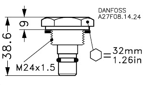 Danfoss Blændprop