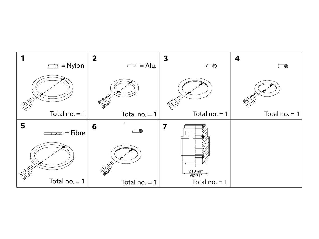 Danfoss Reparationskit for SVL DN15-20