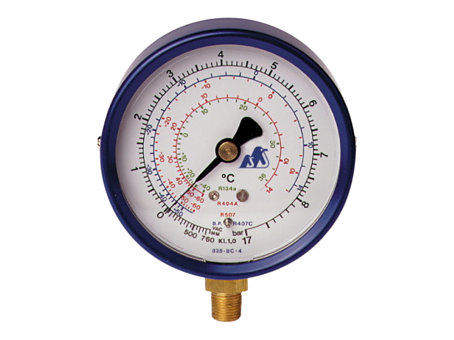 ITE Pulse free Servicemanometer PF80, Ø80 sug for R22, R134a, R404A, R407C