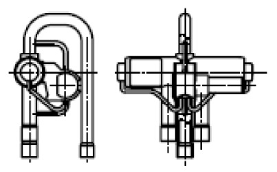 Danfoss 4-vejs reverserende ventil, STF-0201G