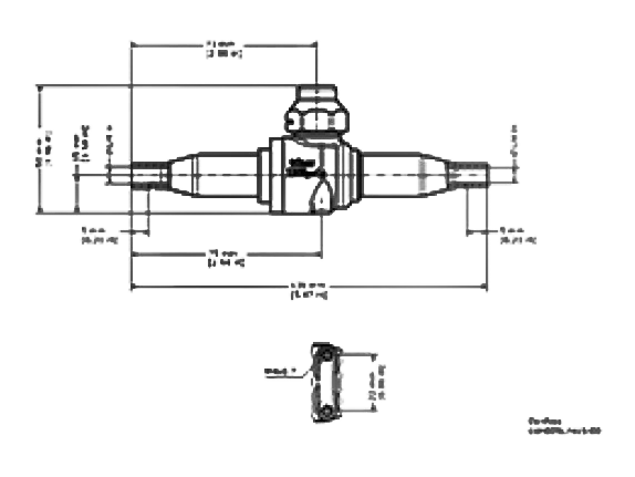 Danfoss Afspærringskugleventil, GBC 67s