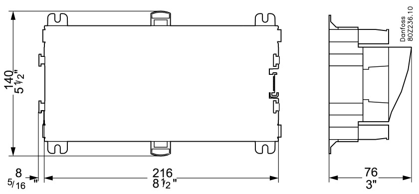 Danfoss Vandkøleregulator, AK-CH 650