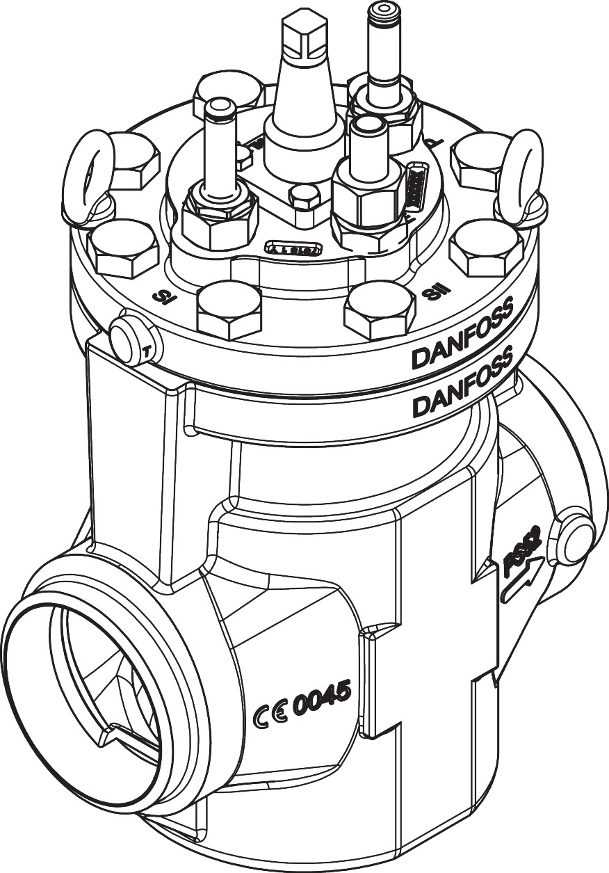 Danfoss 2-trins magnetventil, ICLX 100